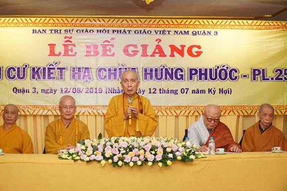 Chùa Hưng Phước Bế Giảng Khóa An Cư Kiết Hạ PL.2563 – DL.2019 Và Cài Hoa Hiếu Hạnh_12-08-2019