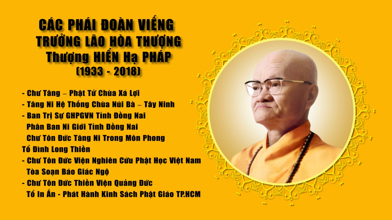 #5 Lễ Viếng Cố Trưởng Lão Hòa Thượng Thích Hiển Pháp_ Chư Tăng Chùa Xá Lợi và Các Phái Đoàn Khác