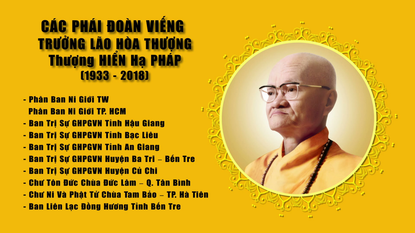 #6 Lễ Viếng Cố Trưởng Lão Hòa Thượng Thích Hiển Pháp (1933-2018)_Phân Ban Ni Giới và BTS Các Tỉnh