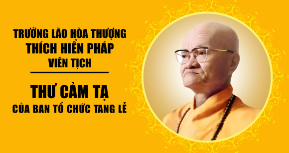 Thư Cảm Tạ Của Ban Tổ Chức Tang Lễ