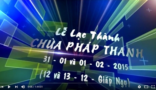 Lễ Lạc Thành Chùa Pháp Thanh